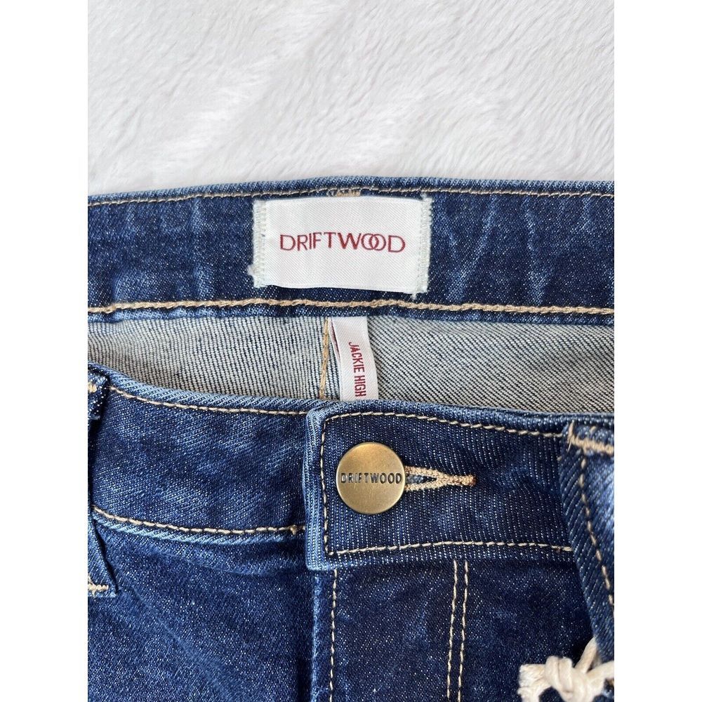 *NWT* Driftwood Jackie High Rise Skinny Jeans Women's Distressed Denim - Sz 27 - Picture 7 of 9